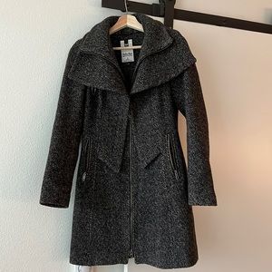 Soia & Kyo Florrie Wool Tweed Double Collar Coat